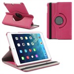 Roterende Stof Etui - iPad Mini (Pink)